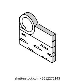 lawn installation isometric icon vector. lawn installation sign. isolated symbol illustration