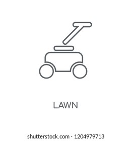 Lawn linear icon. Lawn concept stroke symbol design. Thin graphic elements vector illustration, outline pattern on a white background, eps 10.