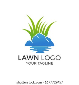 Illustration zum Design von braunen Logos