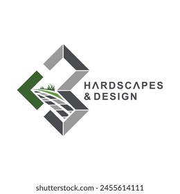 Lawn management, Landscaping Logo Design Vector