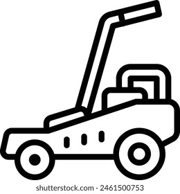 Lawn Mover Icon. Push Lawn mower icon