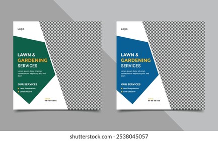 Lawn Mower Garden or Landscaping Service post design.