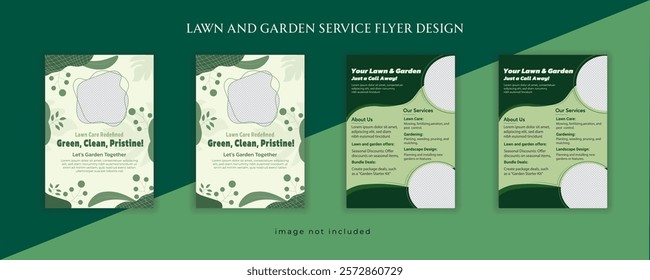 Lawn Mower, Garden, and Landscaping Service Postcard Template | Agro Firm EDDM Postcard Design Bundle | Every Door Direct Mail Lawn Care Postcard | Best Lawn Care Service Flyer Template