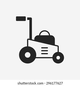 Lawn Mower Icon Stock Vector (Royalty Free) 296177627 | Shutterstock