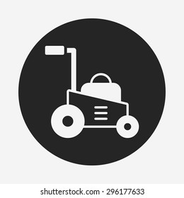 Lawn Mower Icon Stock Vector (Royalty Free) 296177633 | Shutterstock