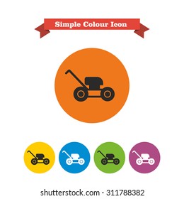 Lawn mower icon