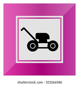 Lawn mower icon