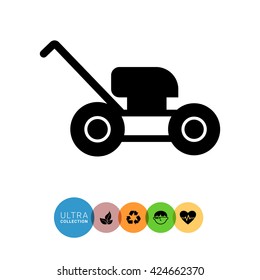 Lawn mower icon