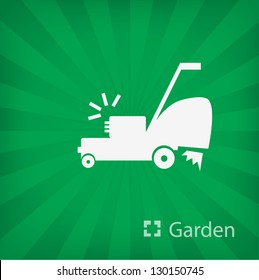 Lawn Mower Icon (Garden)