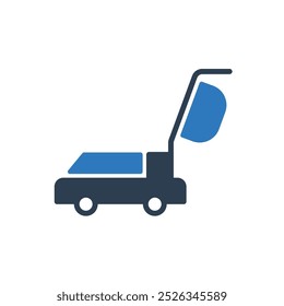 Lawn Mower Icon - Grass Cutter Icon