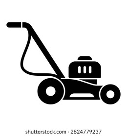 Lawn mower icon for trimming the lawn
