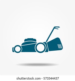 Lawn Mower Icon Vector