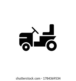 Rasenmäher-Symbol, Vektordesign-Trend