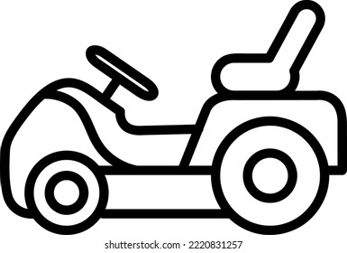 lawn mower icon vector illustration on white background..eps