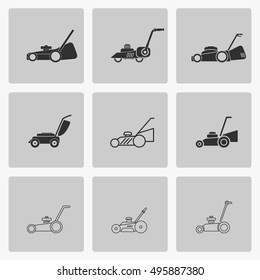 Lawn mower icons