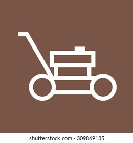 Lawn, mower, landscaping icon vector image.Can also be used for gardening. Suitable for mobile apps, web apps and print media.
