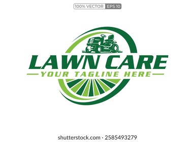 lawn mower logo design creative idea vector design inspiration template