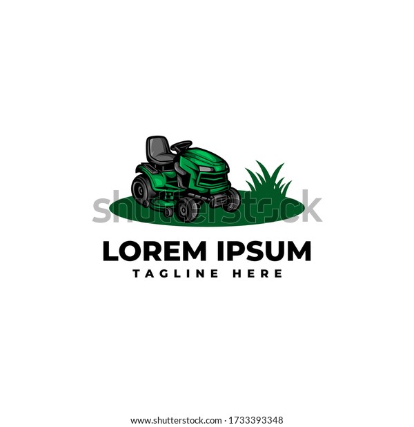 Lawn Mower Logo\
Vector Icon Illustration