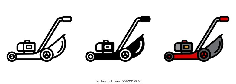 Lawn Mower is a machine used to cut grass evenly, keeping lawns well-maintained and enhancing the beauty of outdoor spaces.