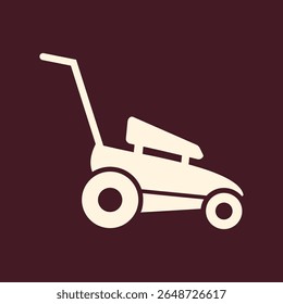 Lawn mower trendy vector art design useful amazing colorful useful illustration.eps