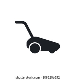 lawn mower vector icon