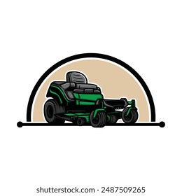 Lawn mower. Vector illustration of a lawn mower.