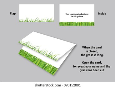 Lawn Mowing Business Card Template