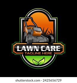 Lawn Mowing logo, Lawn care