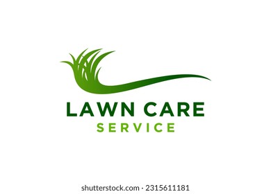 Lawn Services Logo Vector Icon Illustration