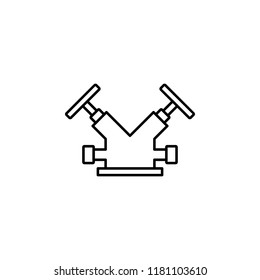 lawn sprinkler icon. Element of drip watering icon for mobile concept and web apps. Thin line lawn sprinkler icon can be used for web and mobile