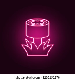 lawn sprinkler icon. Elements of Sprinkler in neon style icons. Simple icon for websites, web design, mobile app, info graphics