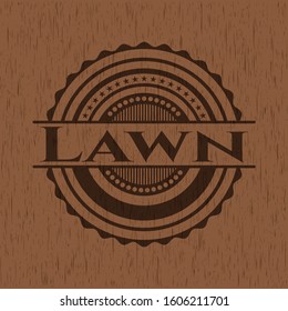 Lawn wooden signboards. Vector Illustration.