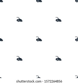 Lawnmower filled element background. gardening theme, with dots seamless pattern. Simple and modern Lawnmower creative wallpaper.