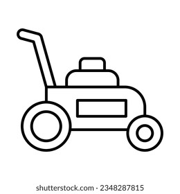 Lawnmower Icon Design For Personal And Comercial Use