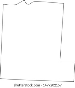 Lawrence County map in the state of south dakota
