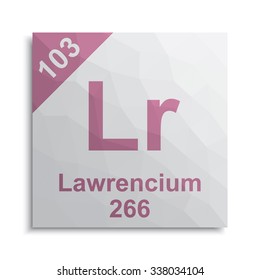Lawrencium element periodic table