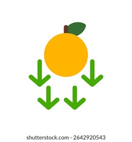 newton’s laws flat icon illustration