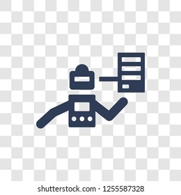 Laws of robotics icon. Trendy Laws of robotics logo concept on transparent background from Artificial Intelligence collection