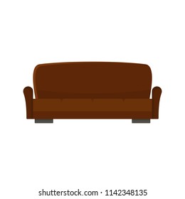 Lawson sofa icon. Flat illustration of lawson sofa vector icon for web isolated on white