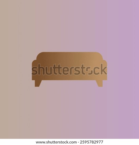 Lawson sofa icon. Flat illustration of lawson sofa icon for web design
