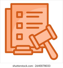 Lawsuit Icon Element For Design