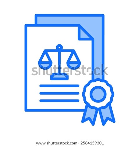 Lawsuit Icon Element For Design