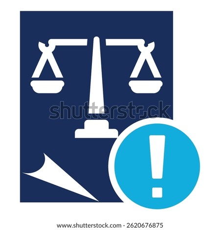 Lawsuit Icon Element For Design