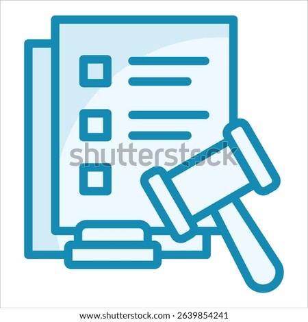 Lawsuit Icon Element For Design