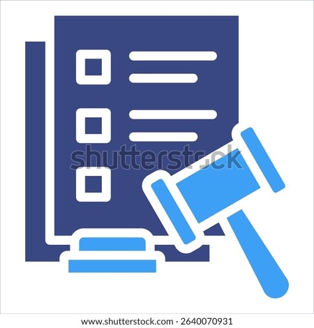 Lawsuit Icon Element For Design