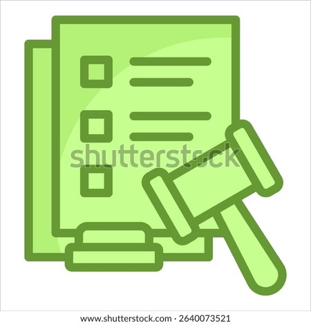 Lawsuit Icon Element For Design