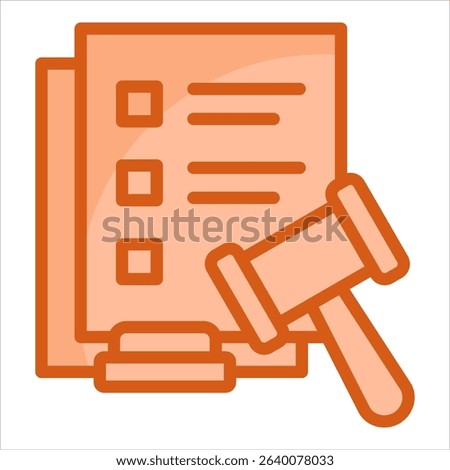 Lawsuit Icon Element For Design
