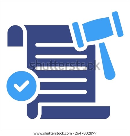 Lawsuit Icon Element For Design