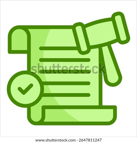 Lawsuit Icon Element For Design