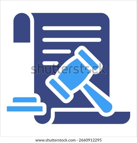Lawsuit Icon Element For Design
